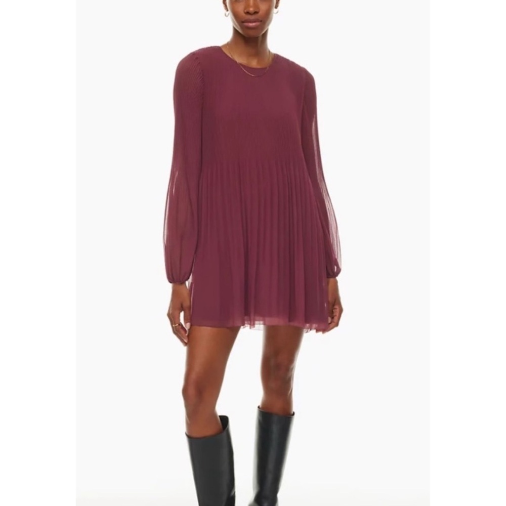 Wilfred Daydreamer mini dress spiced burgundy? xs